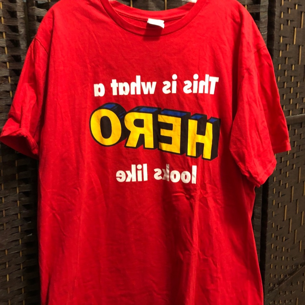 What a HERO looks like T-shirt (NWOT)